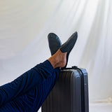 Foldbare Travel Slippers i lammeskind til mænd