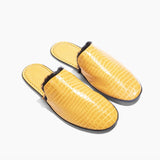Foldbare Travel Slippers i lammeskind med øko-pels til mænd 